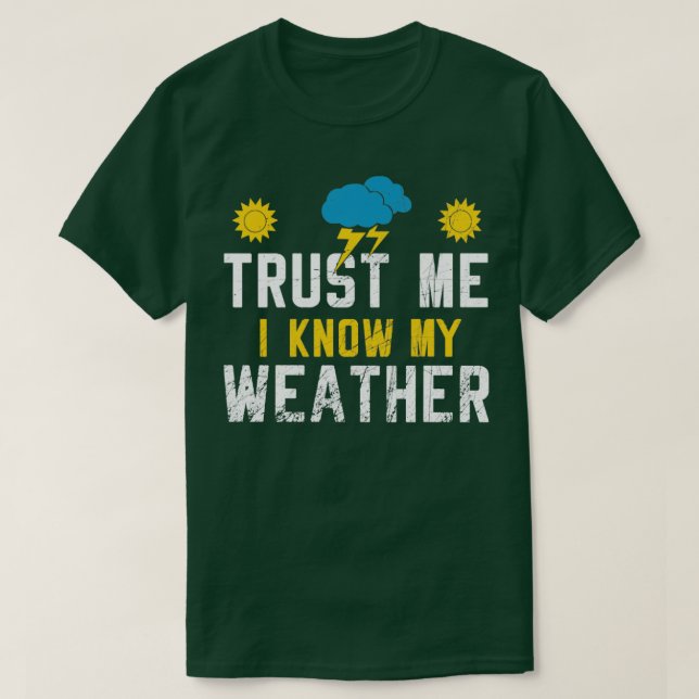 Jag känner min väder t shirt (Design framsida)