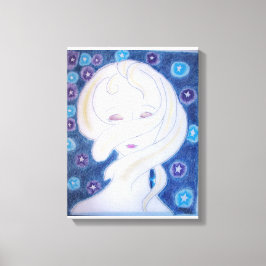 Jag känner mitt kanvastryck som sträcker sig över 