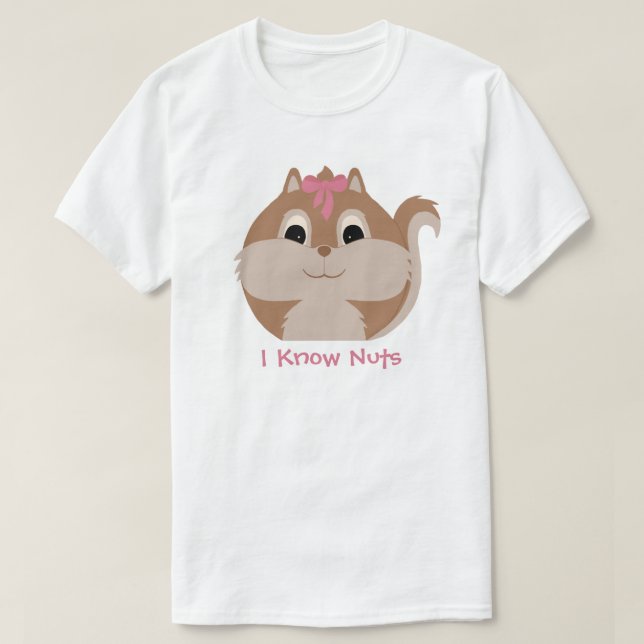 Jag känner Nöt Squirrel T-shirt (Design framsida)