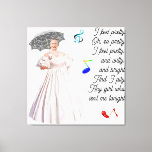 Jag känner Söt Stretched Kanvastryck