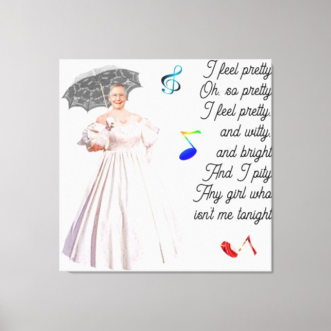 Jag känner Söt Stretched Kanvastryck (Framsida)