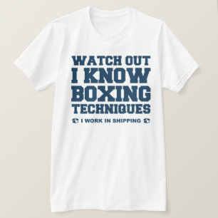 Jag känner till Boxing Techniques T Shirt