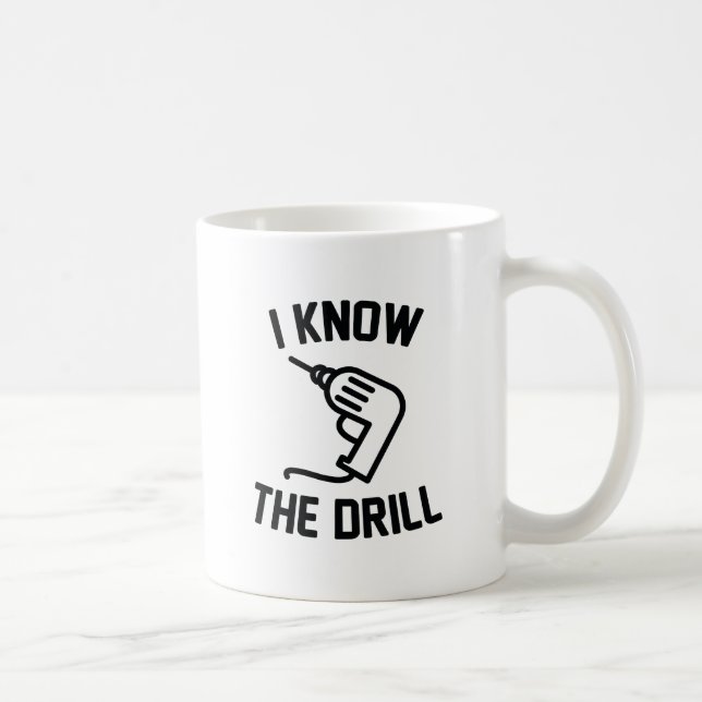 Jag känner till detaljerna kaffemugg (Höger)