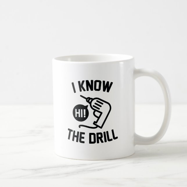 Jag känner till detaljerna kaffemugg (Höger)