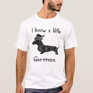 Jag känner till en liten tysk flotta Dachshund Sh T Shirt