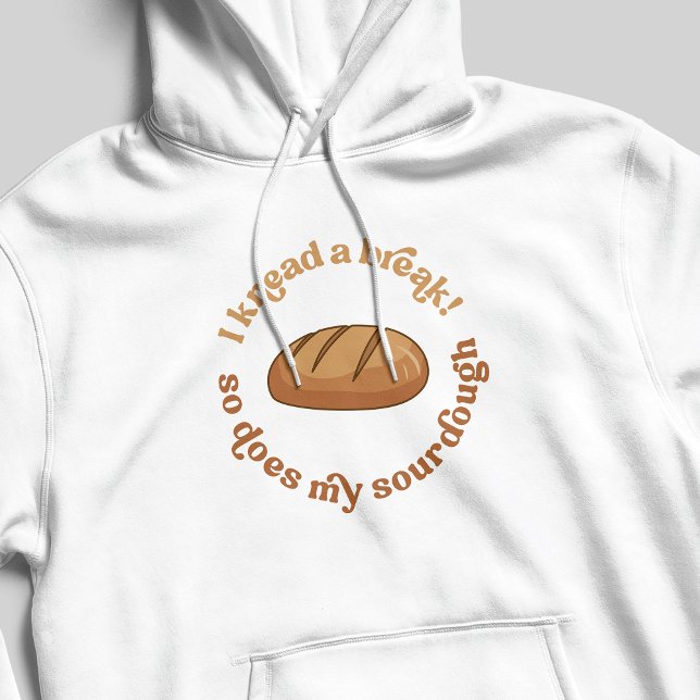 Jag känner till ett brott så gör min sourdough Bak T Shirt (Trendy funny sourdough bread baker white hoodie - the perfect gift for a sourdough enthusiast)