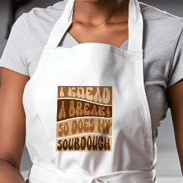 Jag känner till ett brott så gör min sourdough Bre Långt Förkläde