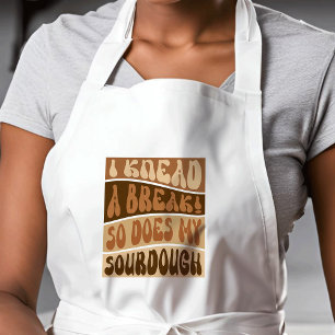 Jag känner till ett brott så gör min sourdough Bre Långt Förkläde