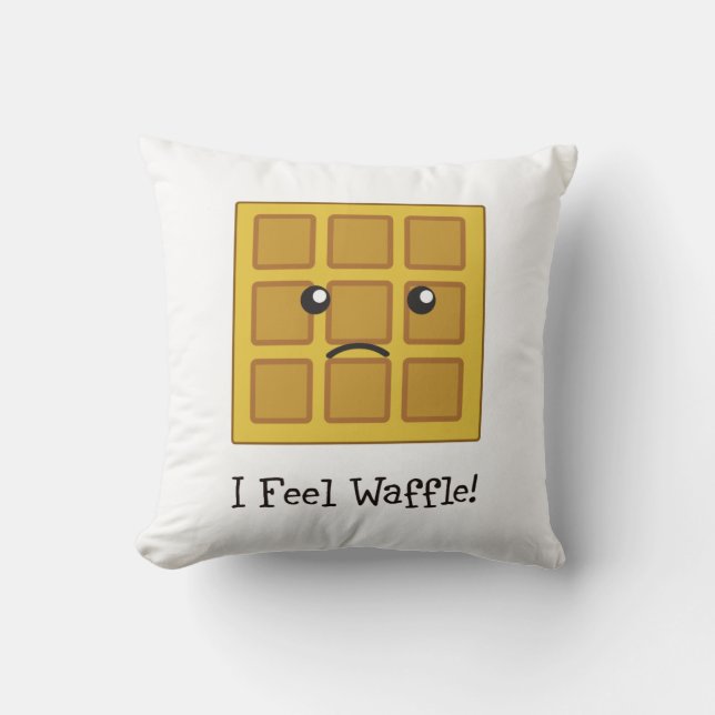 Jag känner Waffle! Kudde (Framsida)