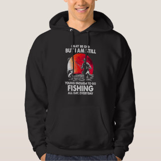 Jag kanske är gammal, men jag är fortfarande ung n hoodie