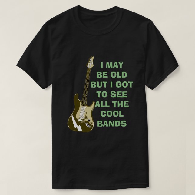 Jag kanske är gammal.. t shirt (Design framsida)