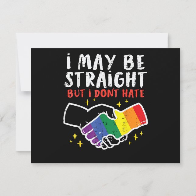 Jag kanske är hetero, men jag hatar inte HBTQ-regn (Framsida)