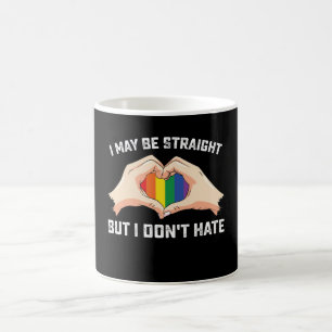 Jag kanske är hetero men jag hatar inte homosexuel kaffemugg