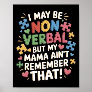 Jag kanske är icke-mobyl, men min Mamma minns inte Poster