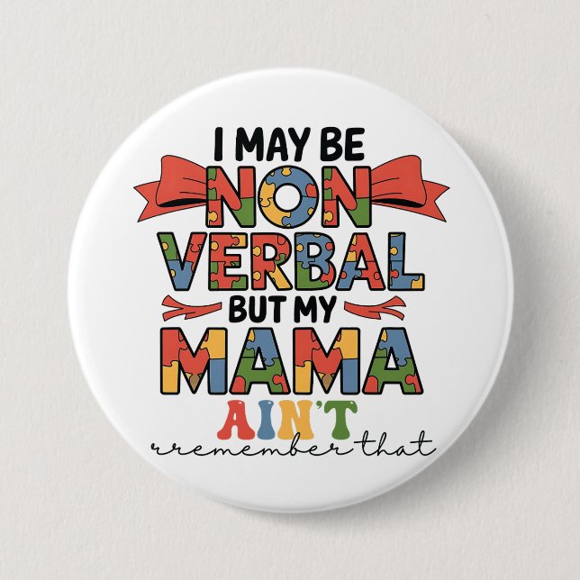Jag kanske är icke-verbal, men min Mamma är inte A Knapp (Framsida)