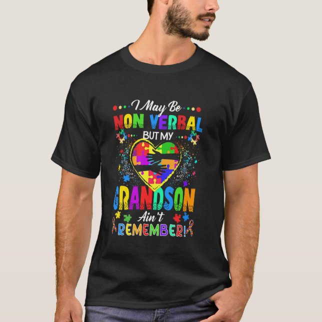 Jag kanske är icke-verbal, men min sonson kommer i t shirt (Framsida)