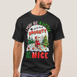 Jag kanske är lite stygg, men ändå fin Julafton Wh T Shirt