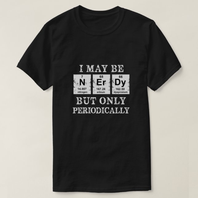 Jag kanske är nervös, men bara periodvis t-shirt (Design framsida)