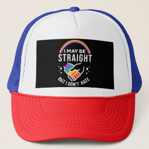 Jag kanske är Rak men jag hatar inte Hate HBT Gay Keps