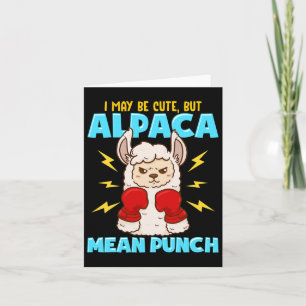 Jag kanske är tyst, men Alpaca-Elaket Slår lustigt Kort