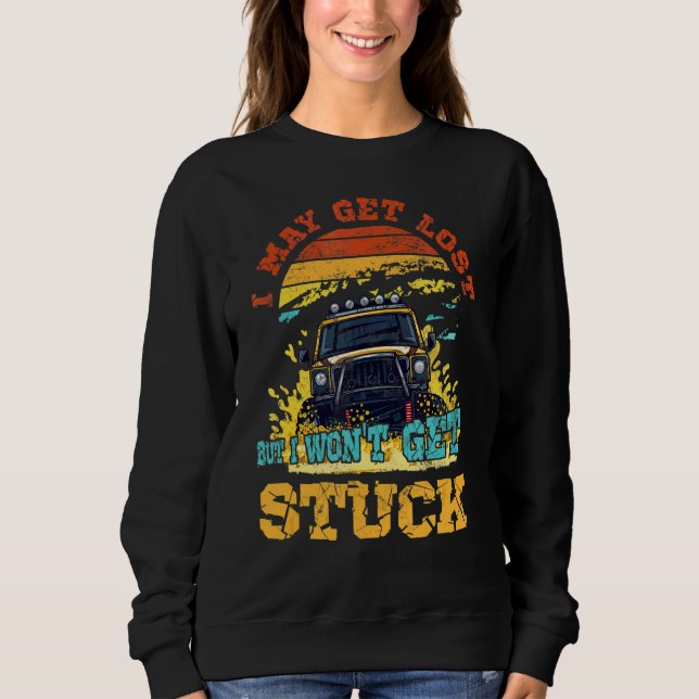 Jag kanske får Borttappad, men jag får inte 4 x 4  T Shirt (Framsida)