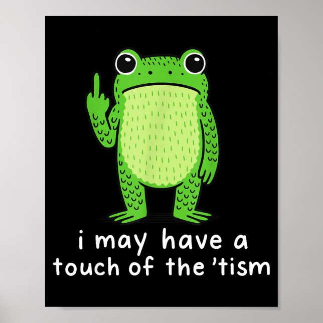 Jag kanske har en touch av tism  poster (Framsidan)