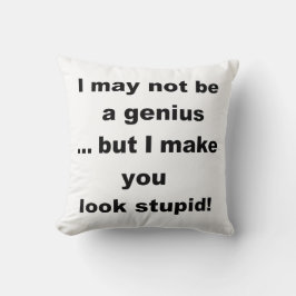 Jag kanske inte är ett geni..sök efter oändlighete kudde