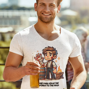 Jag kanske Lämnar Fireworks till Pros T Shirt