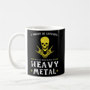 Jag kanske lyssnar, men huvudet är tung musik från kaffemugg