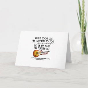 Jag kanske ser ut att lyssna på dig kort