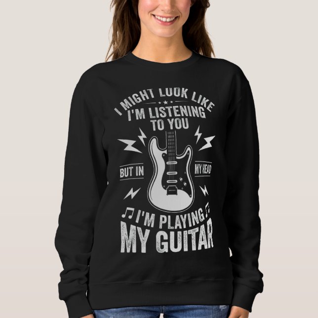 Jag kanske ser ut att lyssna på dig. t shirt (Framsida)