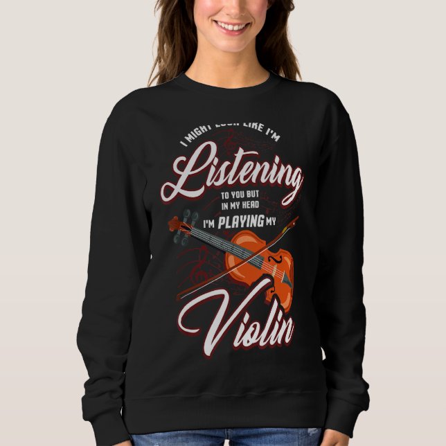 Jag kanske ser ut att lyssna på dig. t shirt (Framsida)