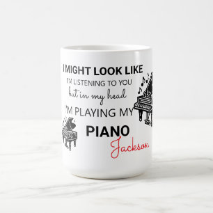Jag kanske ser ut som att jag lyssnar på dig kaffemugg