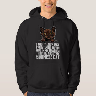 Jag kanske ser ut som att jag lyssnar på dig men i hoodie