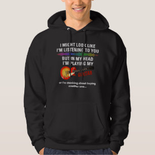 Jag kanske ser ut som att jag lyssnar på dig men i hoodie
