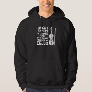 Jag kanske ser ut som att lyssna på dig. hoodie