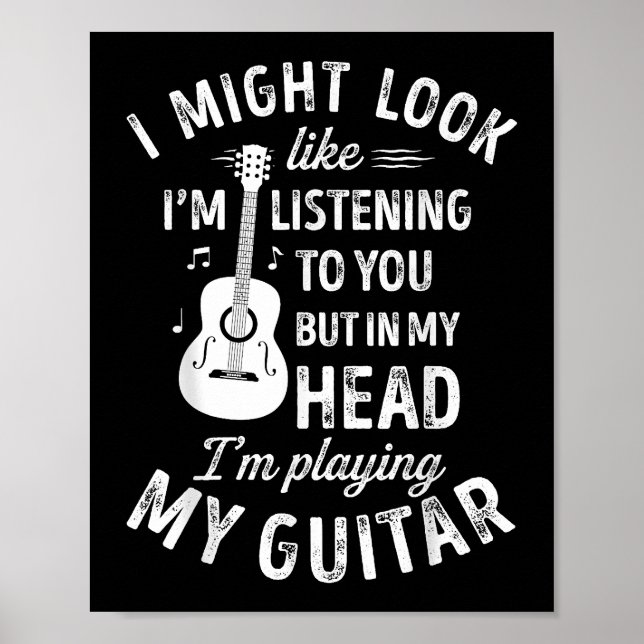 Jag kanske ser ut som att lyssna på dig... poster (Framsidan)