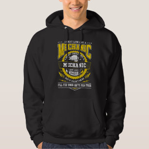 Jag kanske ser ut som en mekaniker hoodie