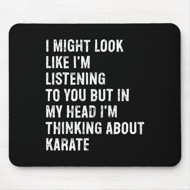 Jag kanske ser ut som jag lyssnar Rolig karate  Musmatta (Framsidan)
