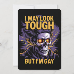 Jag kanske tittar på Tuff, men jag är Gay HBT Prid Inbjudningar