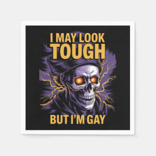 Jag kanske tittar på Tuff, men jag är Gay HBT Prid Pappersservett