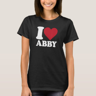 Jag Kärlek Abby - jag har hjärtat Abby T Shirt