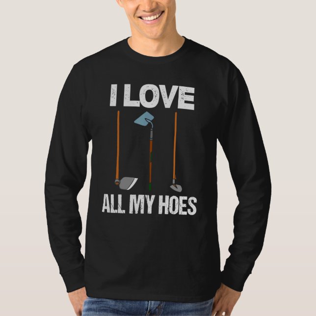 Jag Kärlek alla mina hus Humor T Shirt (Framsida)