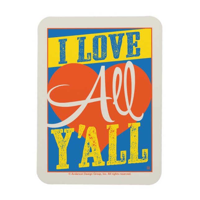 Jag Kärlek Alla Y Magnet (Vertikal)