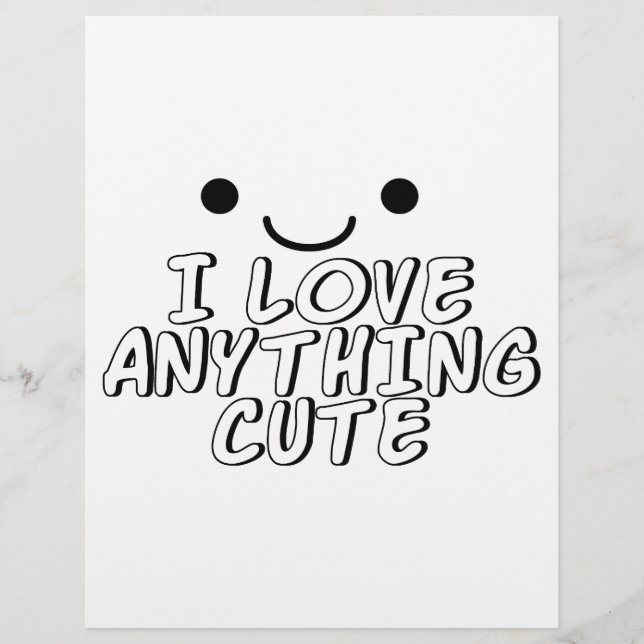 Jag Kärlek allt Cute (Framsida)