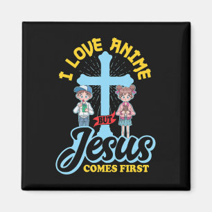 Jag Kärlek Anime, men Jesus kommer först Anime Äls Magnet