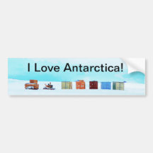 Jag Kärlek Antarctica! Bumper Sticker