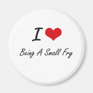 Jag kärlek är en liten fransk konstnärlig formgivn magnet