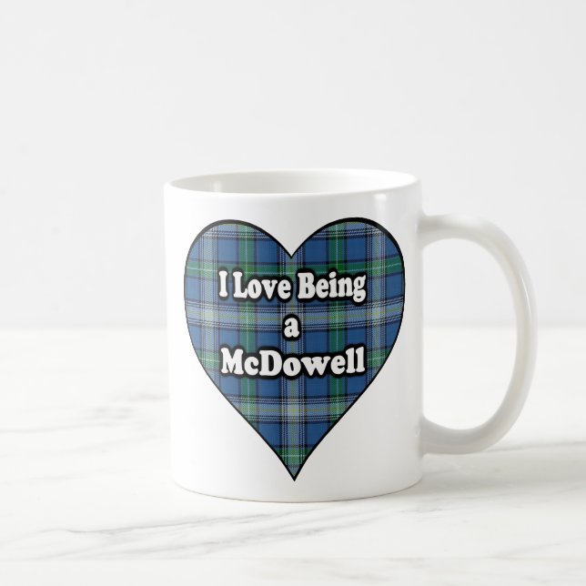 Jag Kärlek är en McDowell-Klan Kopp Mugg (Höger)