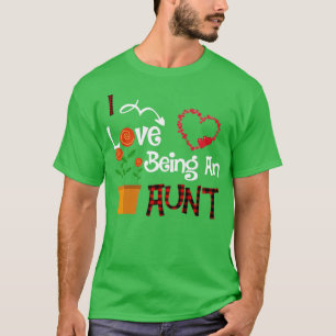 Jag Kärlek är en Moster-jul T Shirt